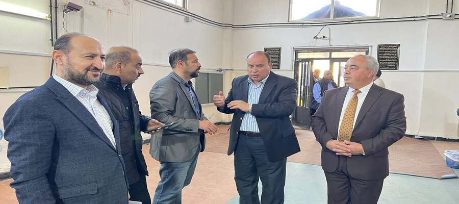 رئيس جامعة جرش يتفقد سير الامتحانات النصف فصلية للمواد العامة