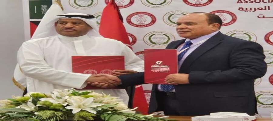 جامعة جرش توقع  مذكرة تفاهم مشتركة في المجالات البحثية مع الجامعة الدولية في الكويت 